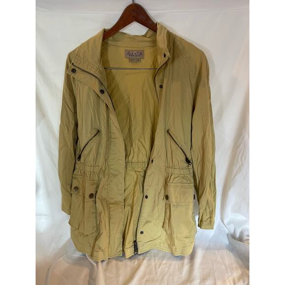 Peck & Peck yellow cargo jacket, womens medium - Picture 2 of 4